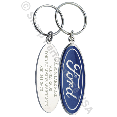 Item # K001FD, Ford Dealer Keychains, Wholesale Promotional Dealer Keychains