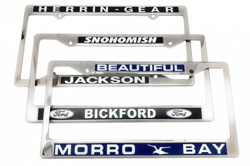 Custom Panel Stainless Steel Metal License Plate Frames, custom license plate frames metal, license plate frame supplier
