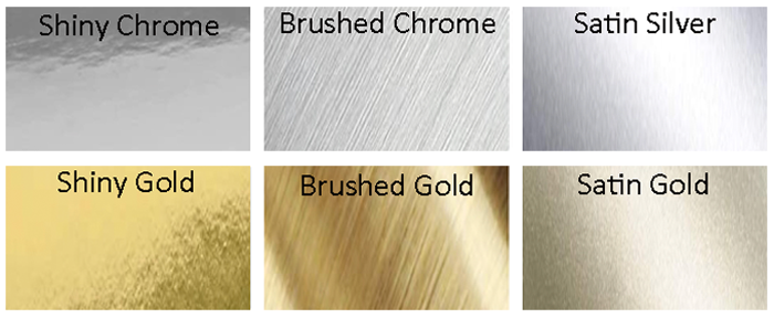 Premium Metallic Hot Stamped Face Colors, metallic hot stamp frame colors