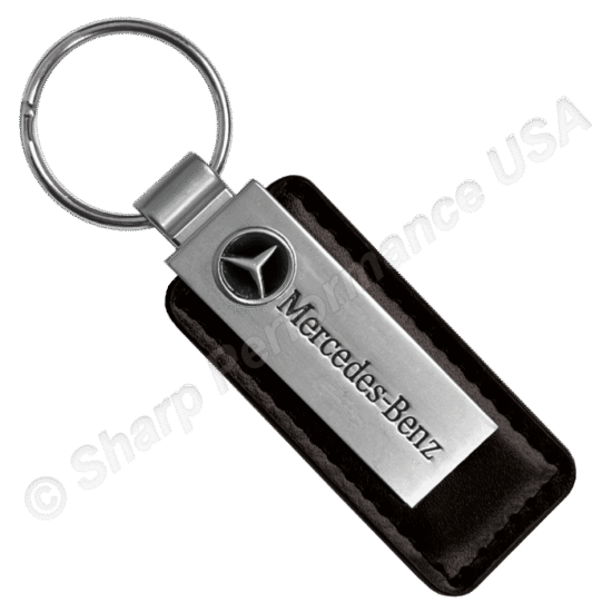 Leather Keychains with dealership logo and brand name