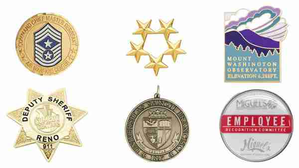 Custom Pins, Coins & Medallions
