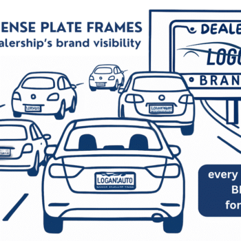 Custom License Plate Frames Boost Your Car Dealerships Brand Visibility SP