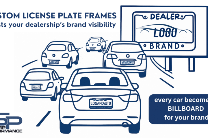 Custom License Plate Frames Boost Your Car Dealerships Brand Visibility SP