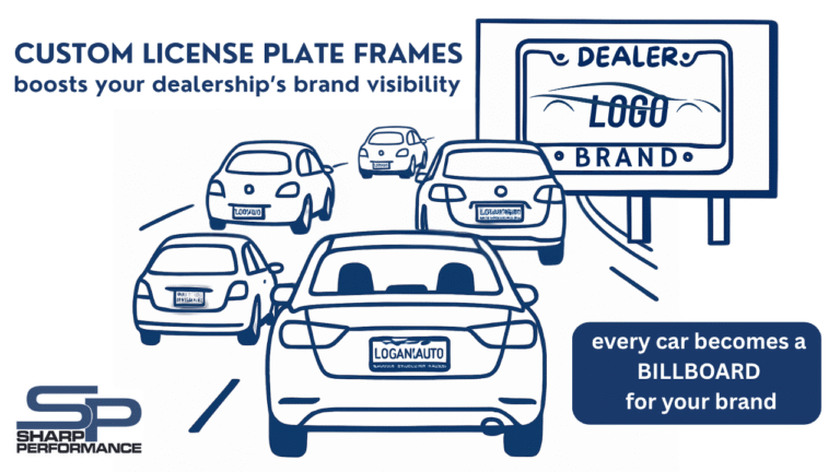 Custom License Plate Frames Boost Your Car Dealerships Brand Visibility SP