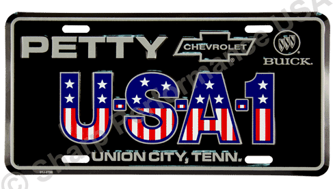 Custom Aluminum License Plate inserts custom made of aluminum metal embossed, and printed to be used as promotional license plate inserts for dealerships