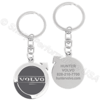 K001VO, Custom Volvo Dealer keychains for dealership promotions