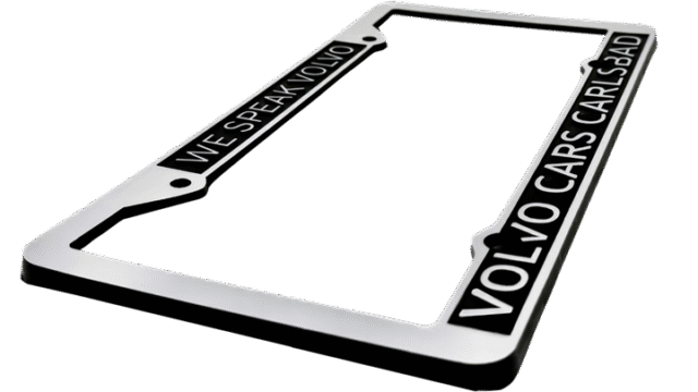 Satin Silver Plate Frame Recessed Text Angle PF01 Satin Silver Plate Frame Recessed Text Angle PF01